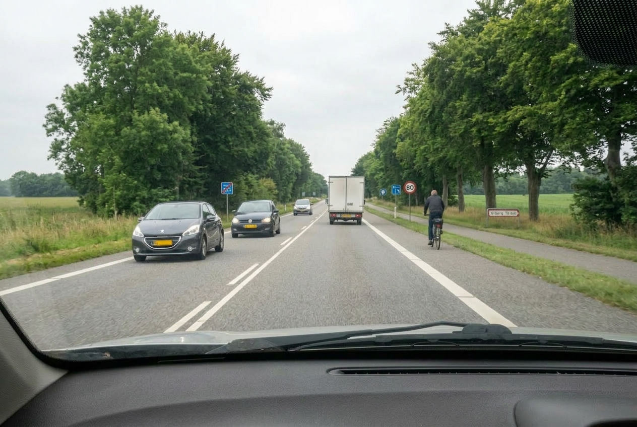 Sløret forrude og dårligt udsyn - efter